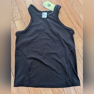 Black Sleeveless Athletic Top